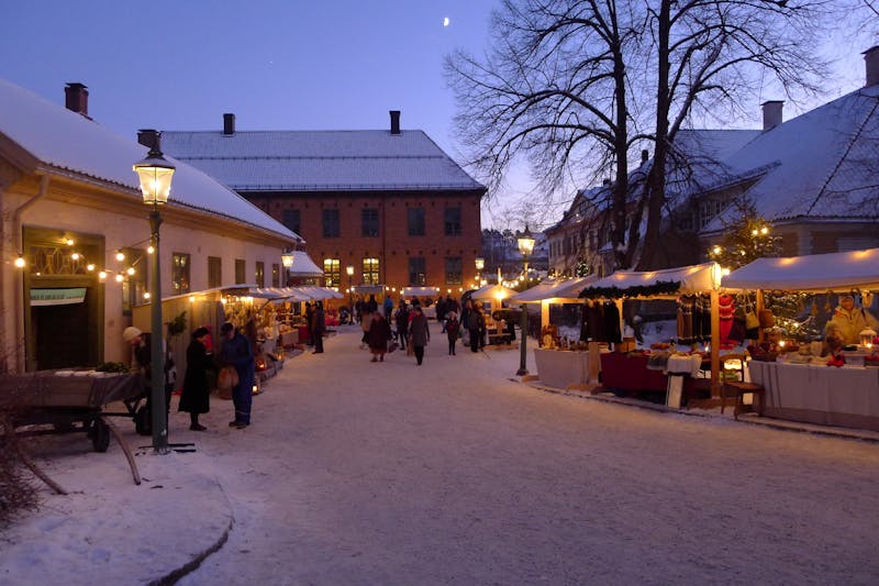 Norwegian Christmas market at Norsk Folkemuseum Paal Mork Visit Norway com