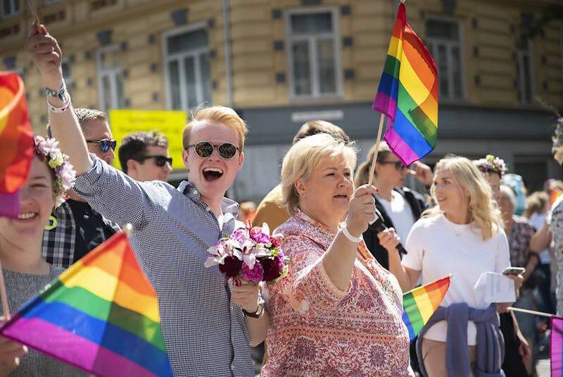 Pride Oslo - Erna Solberg