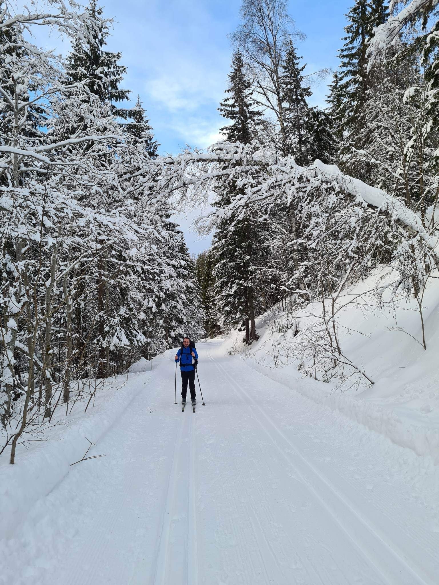 Cross-country skiing in Oslo Thomas Bassetto