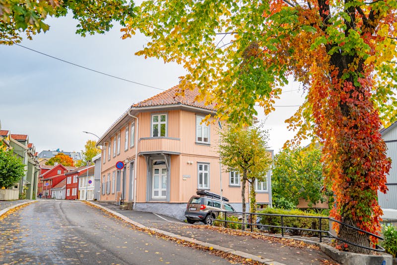 Picture of a house at Kampen, Oslo